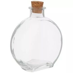(2) Round Glass Bottle